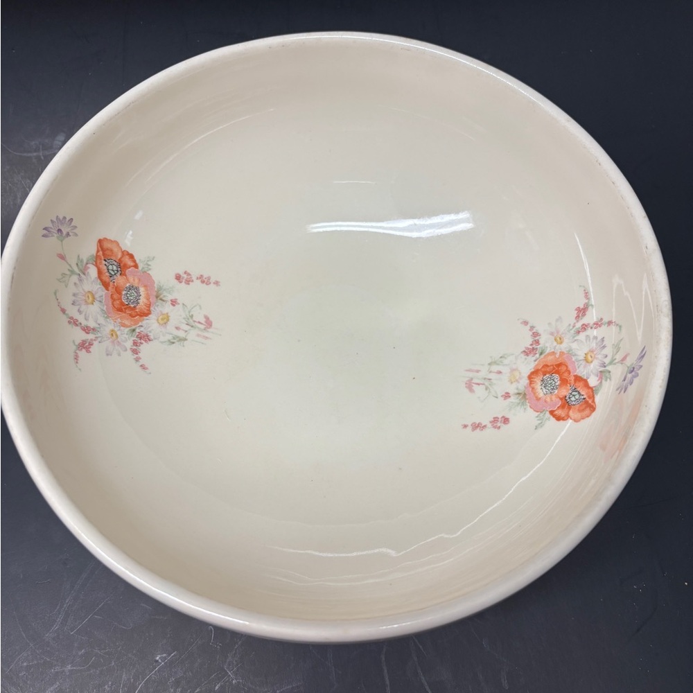 Vintage Poppy Salad Bowl by Universal Cambridge USA